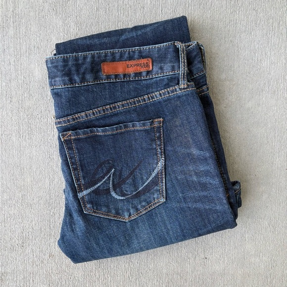 Express Boot Cut  Stella Low Rise Jeans Size 6R - Picture 1 of 5